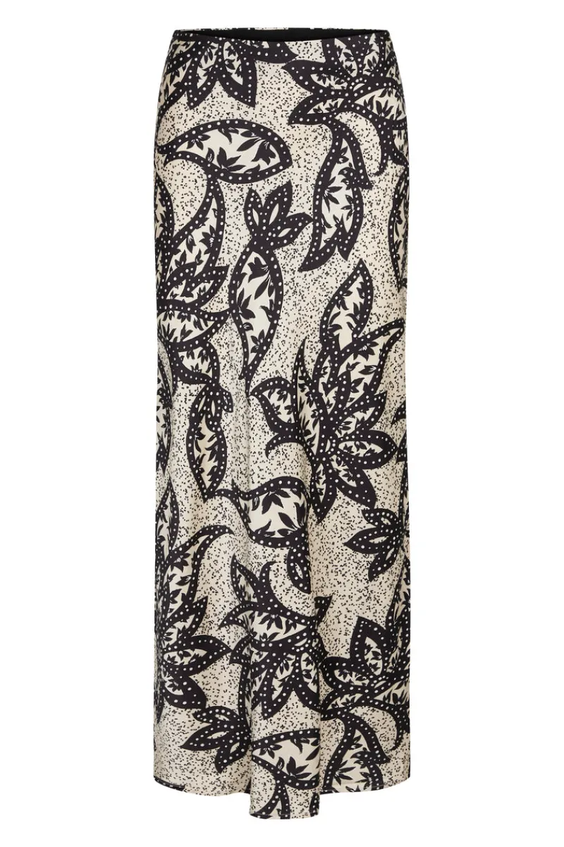 Discount Bruuns Bazaar FloretBBJoanelle skirt - Sand print
