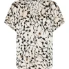 Outlet Bruuns Bazaar FloretBBPhina blouse - White Cream AOP