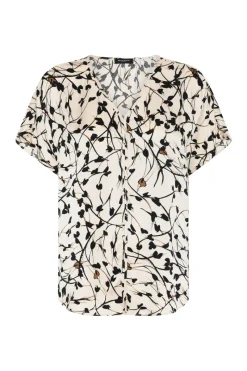 Outlet Bruuns Bazaar FloretBBPhina blouse - White Cream AOP