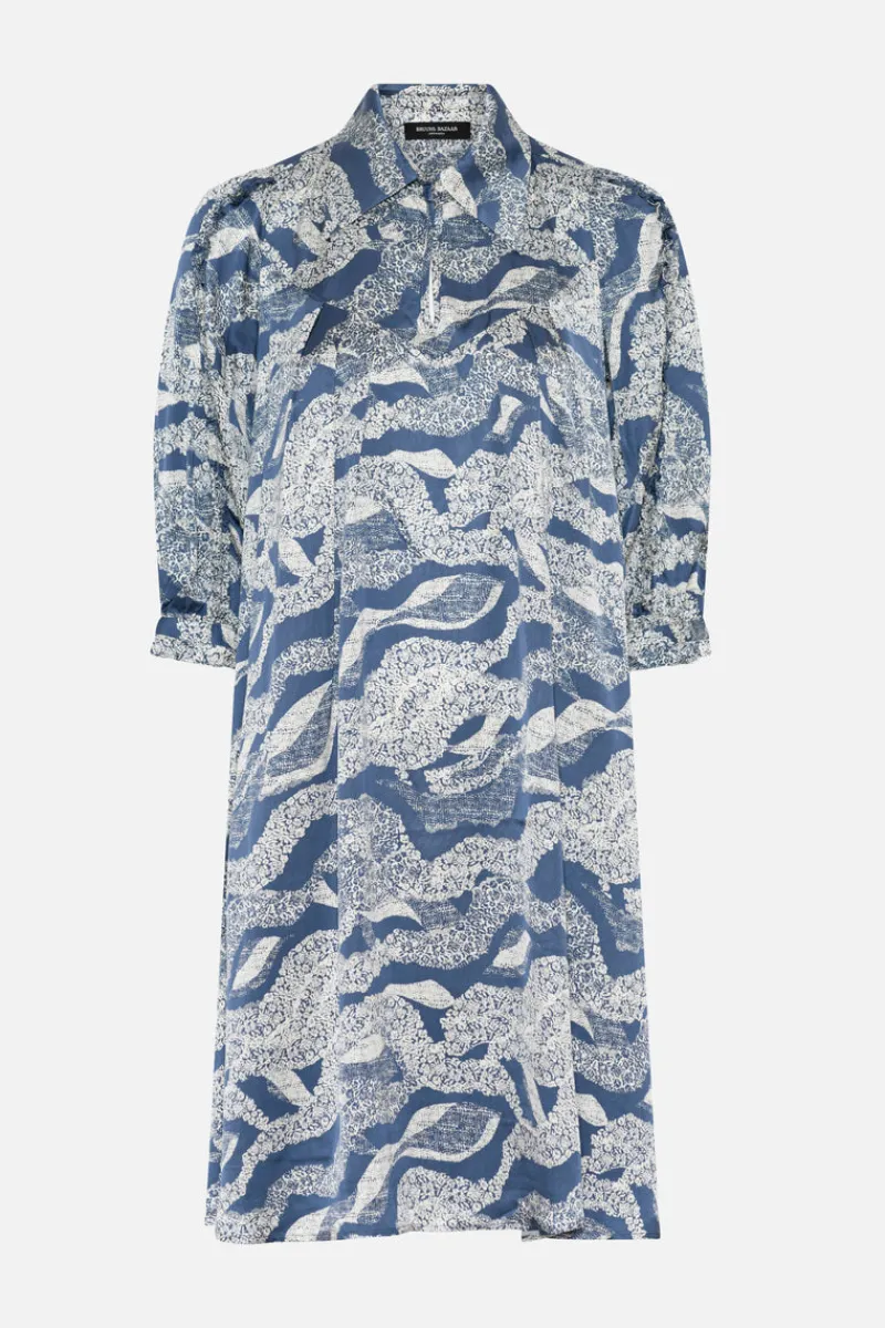 Outlet Bruuns Bazaar FloretBBTamia dress - Blue lace print