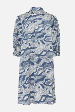 Outlet Bruuns Bazaar FloretBBTamia dress - Blue lace print