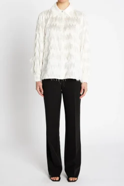 Sale Bruuns Bazaar FrillyBBArdadia shirt - Snow White