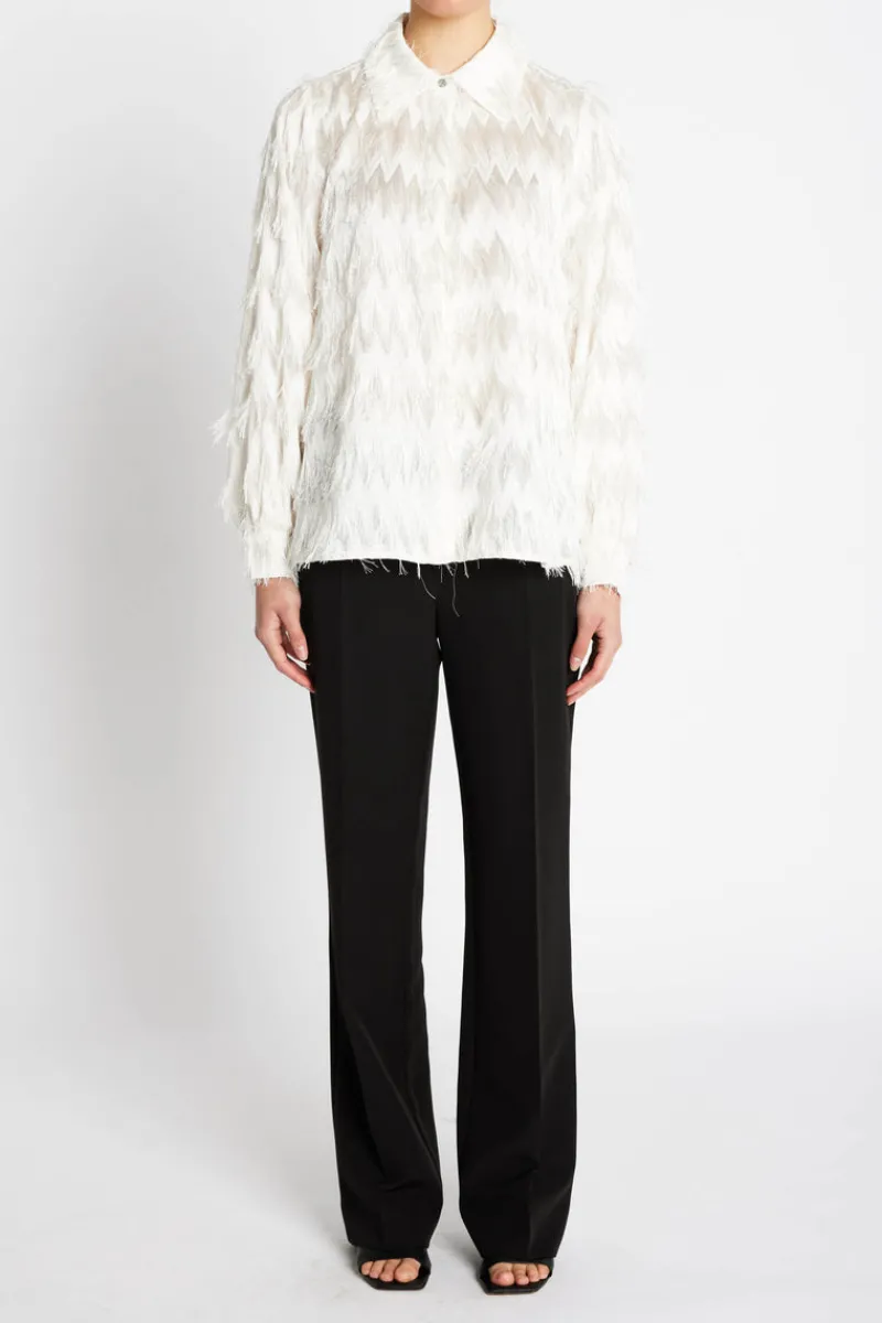 Sale Bruuns Bazaar FrillyBBArdadia shirt - Snow White
