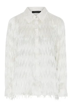Sale Bruuns Bazaar FrillyBBArdadia shirt - Snow White