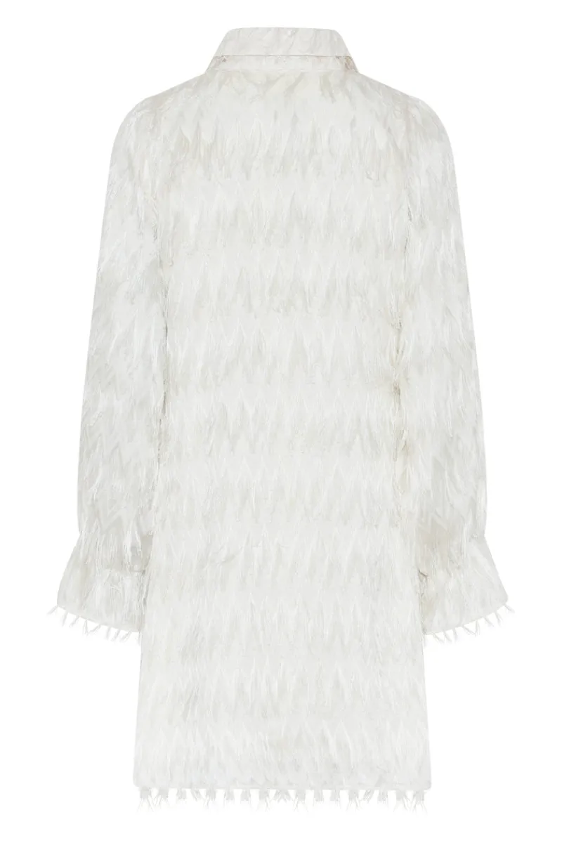 Discount Bruuns Bazaar FrillyBBArmade dress - Snow White