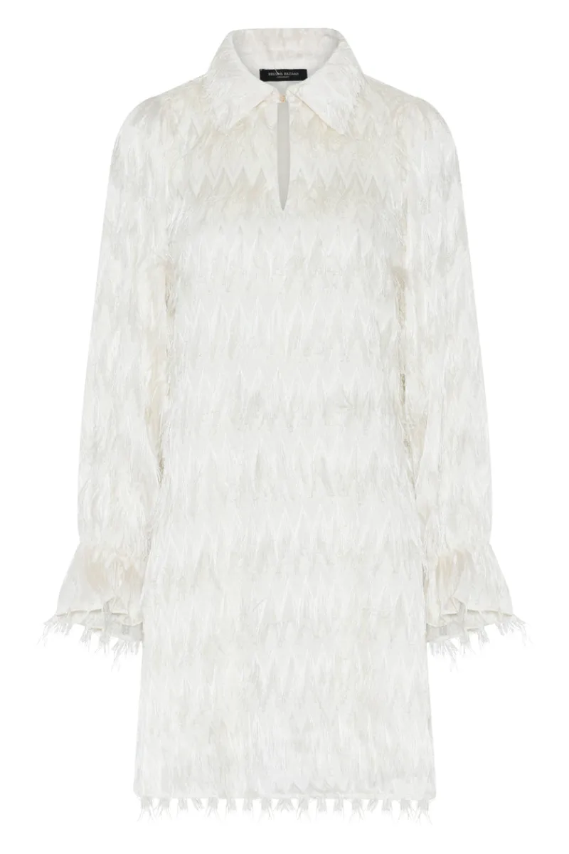 Discount Bruuns Bazaar FrillyBBArmade dress - Snow White