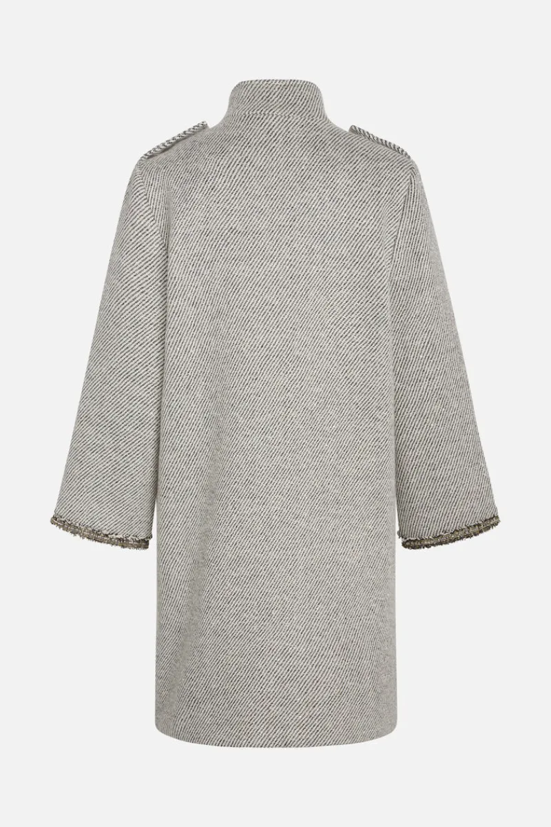 Online Bruuns Bazaar GalantusBBCasja coat - Black/White