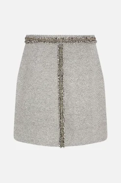 Outlet Bruuns Bazaar GalantusBBMabelle rok - Zwart/Wit