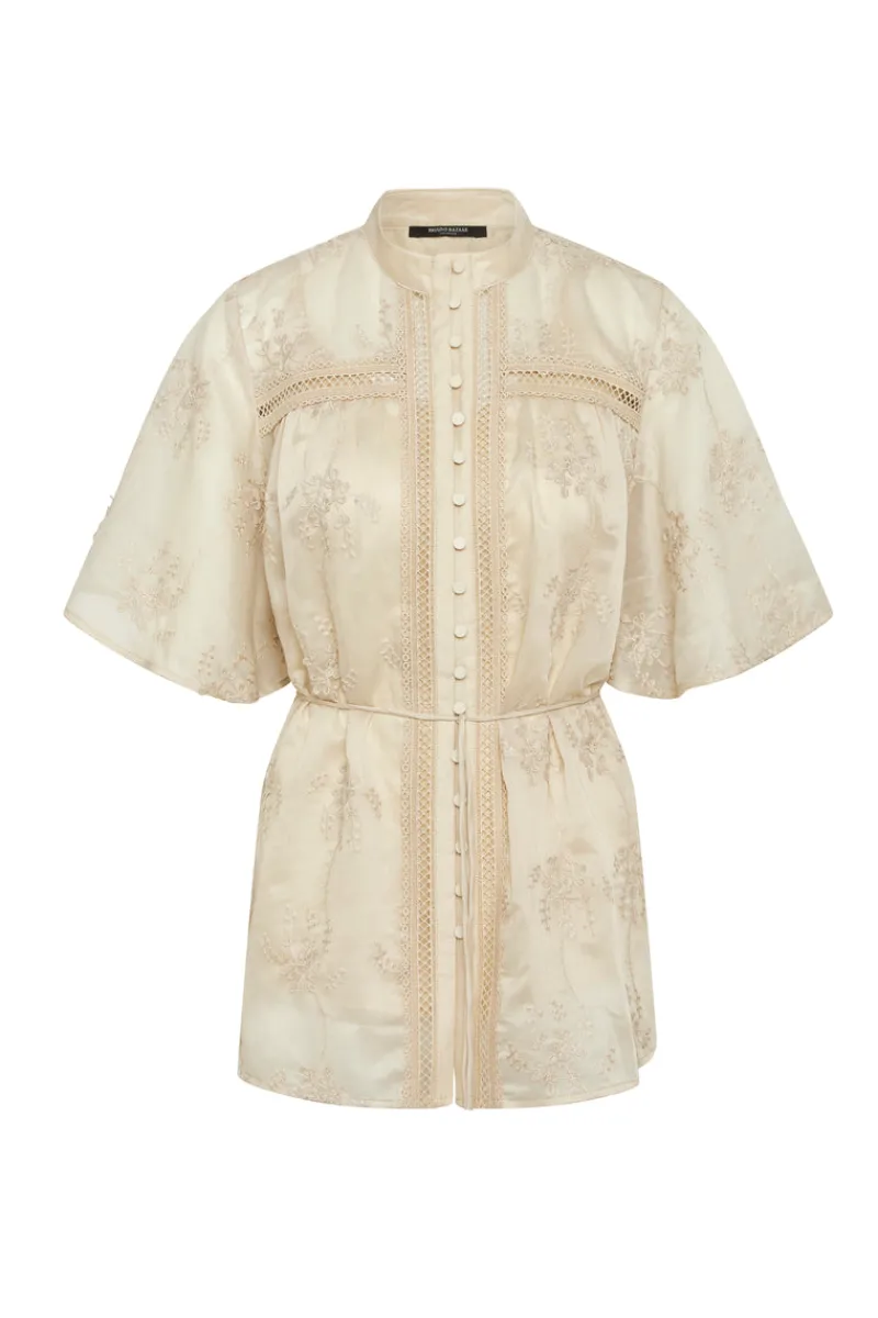 Online Bruuns Bazaar GillywineBBMatea overhemd - Plaza Taupe