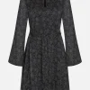 New Bruuns Bazaar GrapeBBFrai jurk - Zwart/Witte stippen