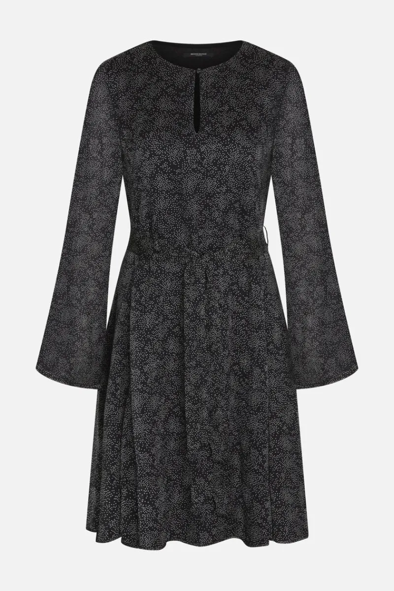 New Bruuns Bazaar GrapeBBFrai jurk - Zwart/Witte stippen