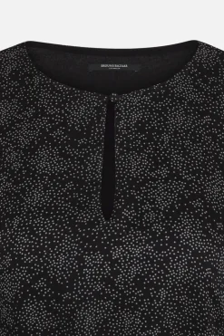 New Bruuns Bazaar GrapeBBFrai jurk - Zwart/Witte stippen