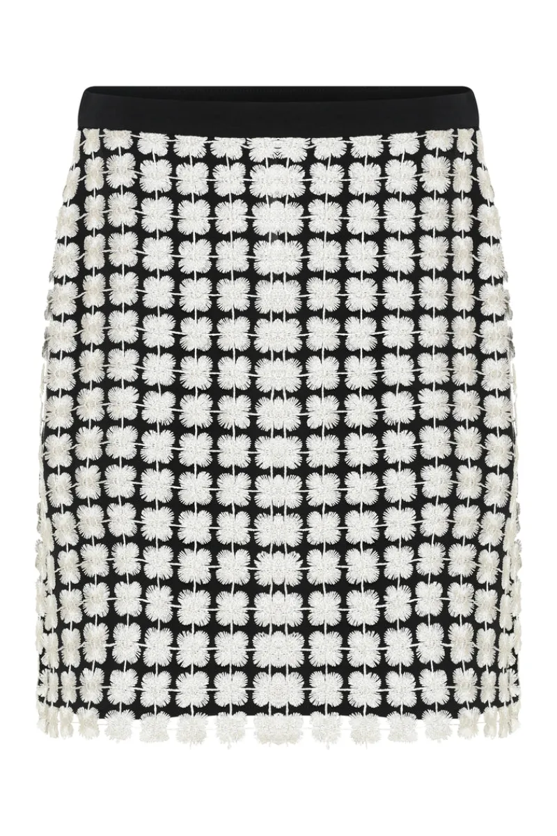 New Bruuns Bazaar HedyscepeBBAluma skirt - Black w silver