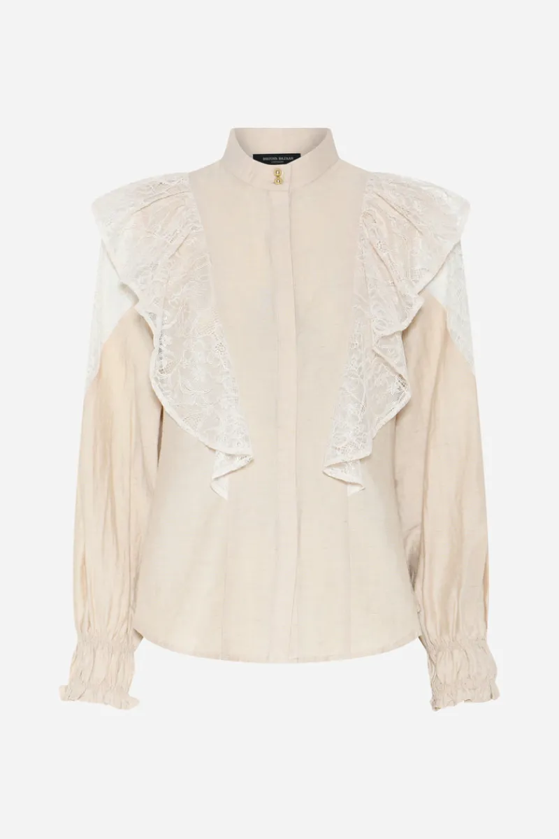 Online Bruuns Bazaar HispidusBBYona shirt - .Sand