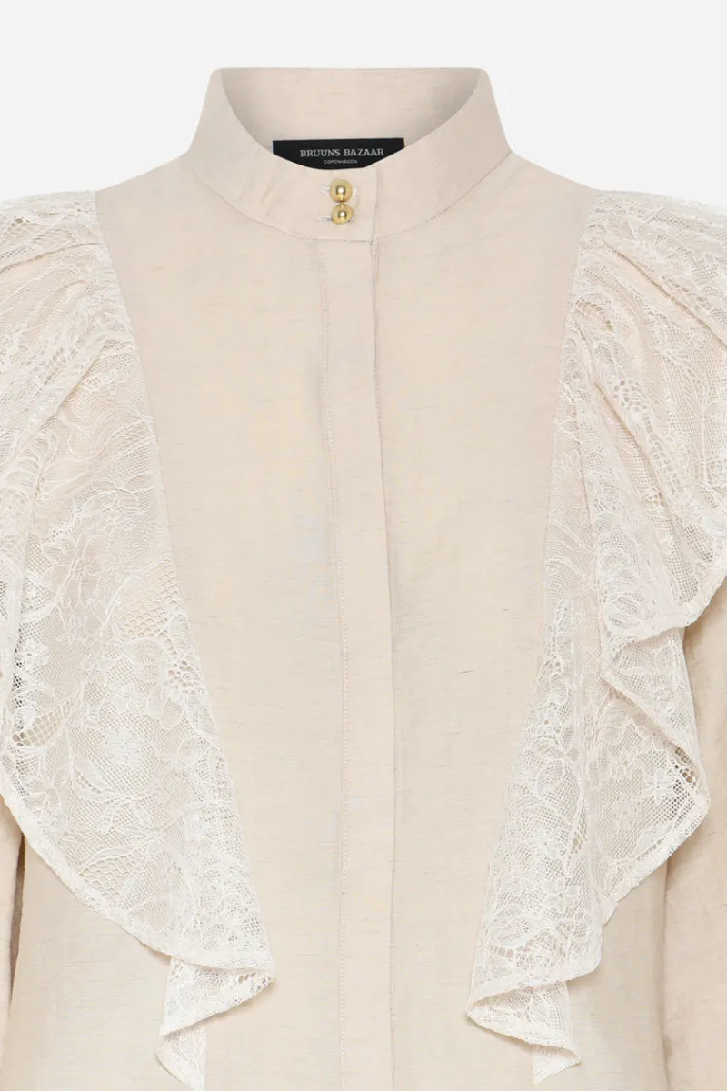 Online Bruuns Bazaar HispidusBBYona shirt - .Sand