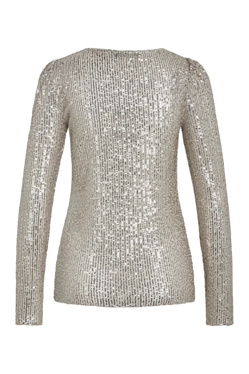 Outlet Bruuns Bazaar IlexBBRound neck - Silver Grey