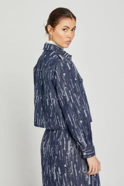 Hot Bruuns Bazaar IxoraBBGingea jas - Donkerblauw