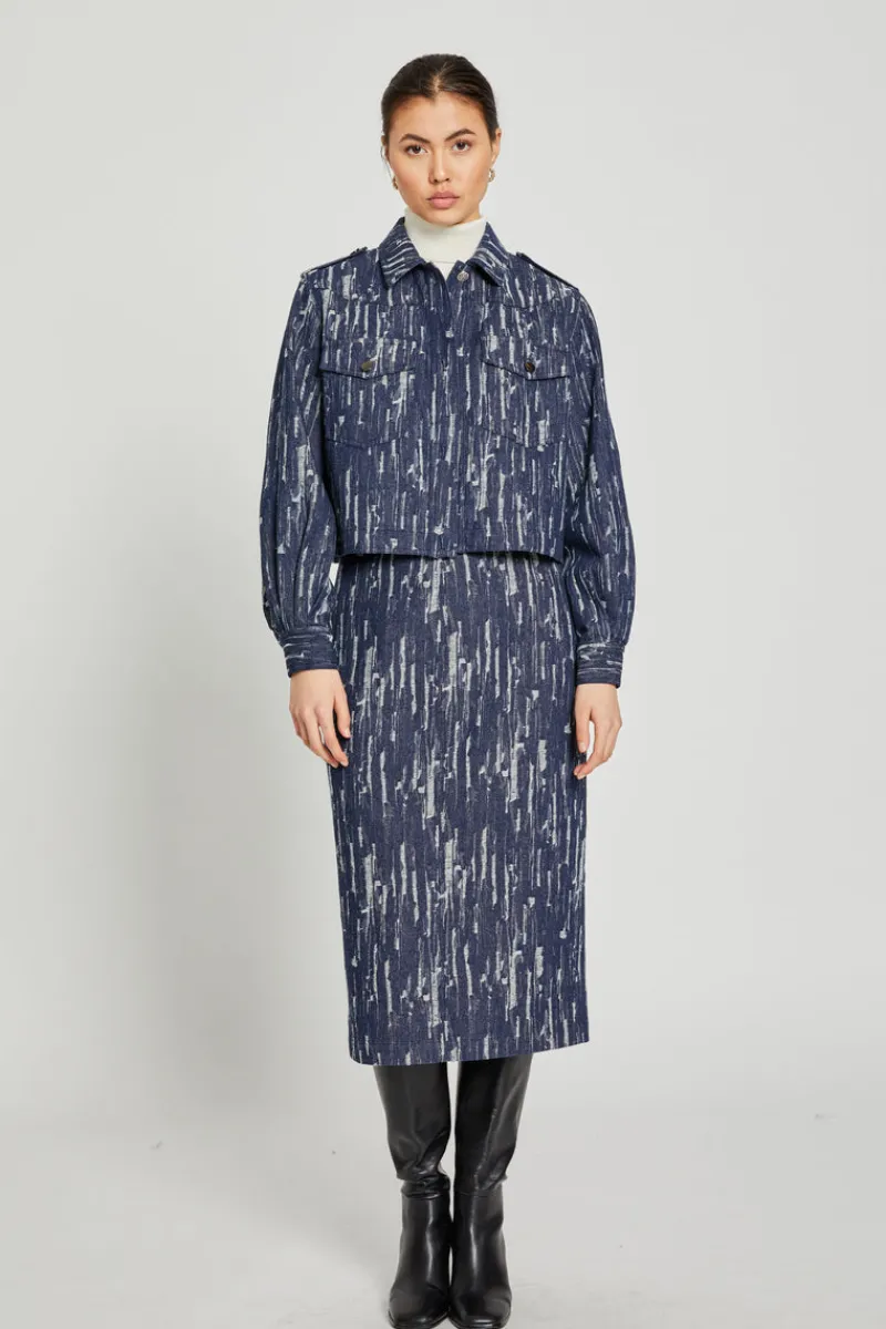 Clearance Bruuns Bazaar IxoraBBTanella rok - Donkerblauw