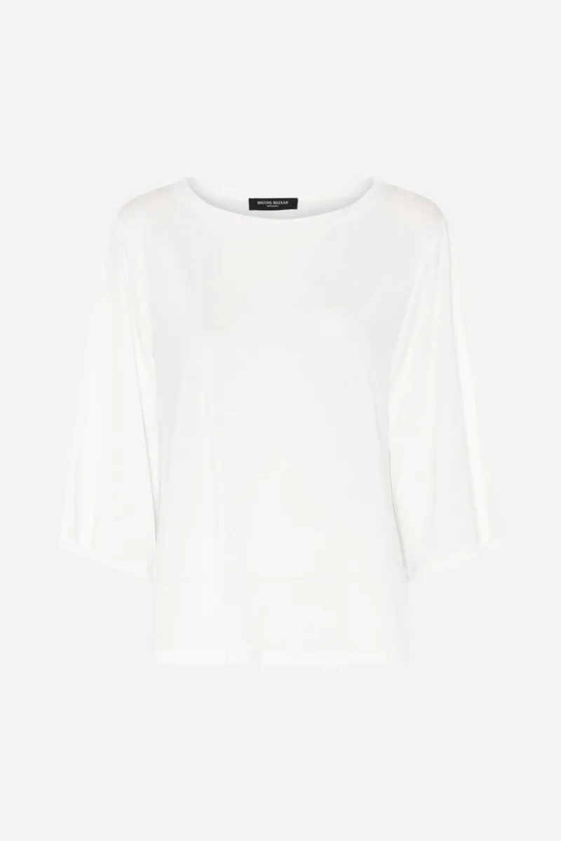 New Bruuns Bazaar KatkaBBAalia blouse - Snow White