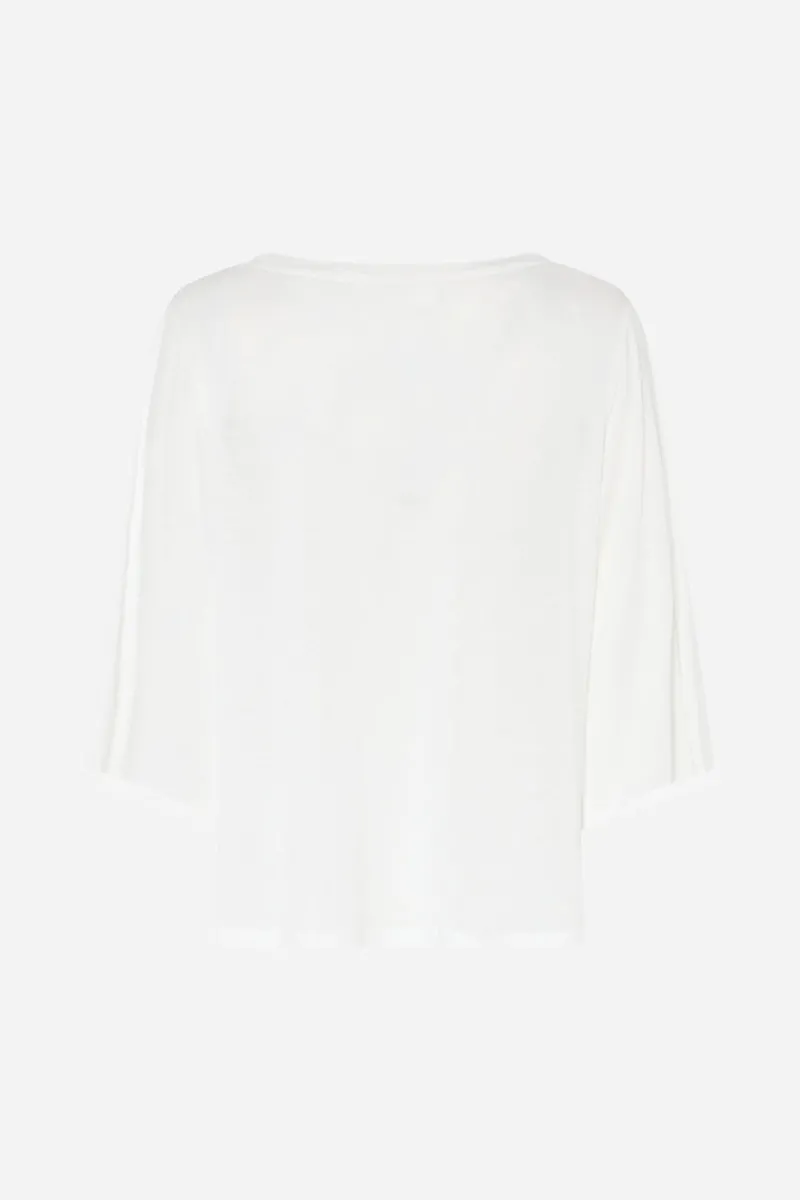 New Bruuns Bazaar KatkaBBAalia blouse - Snow White