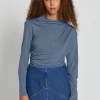 Fashion Bruuns Bazaar KatkaBBGinela blouse - Vintage Indigo