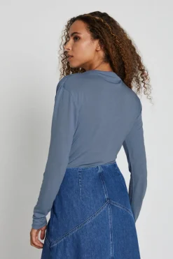 Fashion Bruuns Bazaar KatkaBBGinela blouse - Vintage Indigo