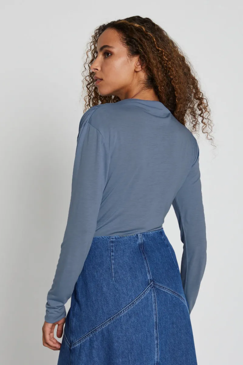 Fashion Bruuns Bazaar KatkaBBGinela blouse - Vintage Indigo
