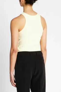 New Bruuns Bazaar KatyBB Rib Tank top - Tender Yellow