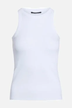 Outlet Bruuns Bazaar KatyBB Rib Tanktop - Wit