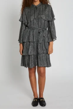Discount Bruuns Bazaar LaurusBBMarisan jurk - Zwarte print