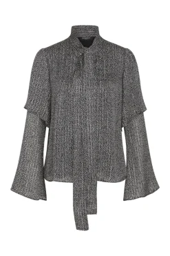 New Bruuns Bazaar LaurusBBPina blouse - Zwarte print