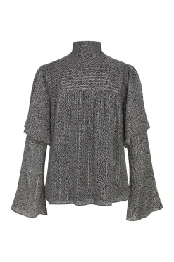New Bruuns Bazaar LaurusBBPina blouse - Zwarte print