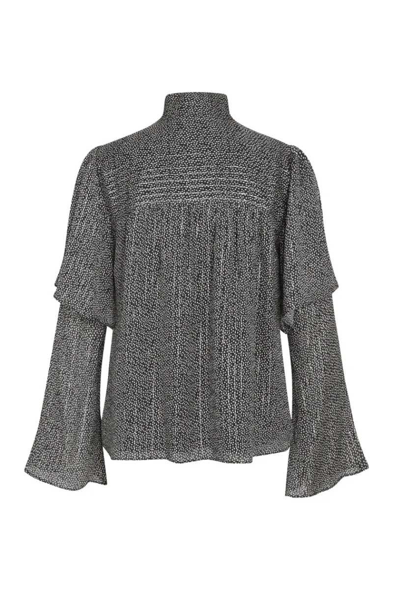 New Bruuns Bazaar LaurusBBPina blouse - Zwarte print