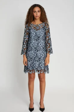 Online Bruuns Bazaar LentaBBKeira dress - Blue flower