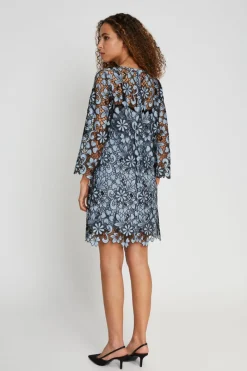 Online Bruuns Bazaar LentaBBKeira dress - Blue flower