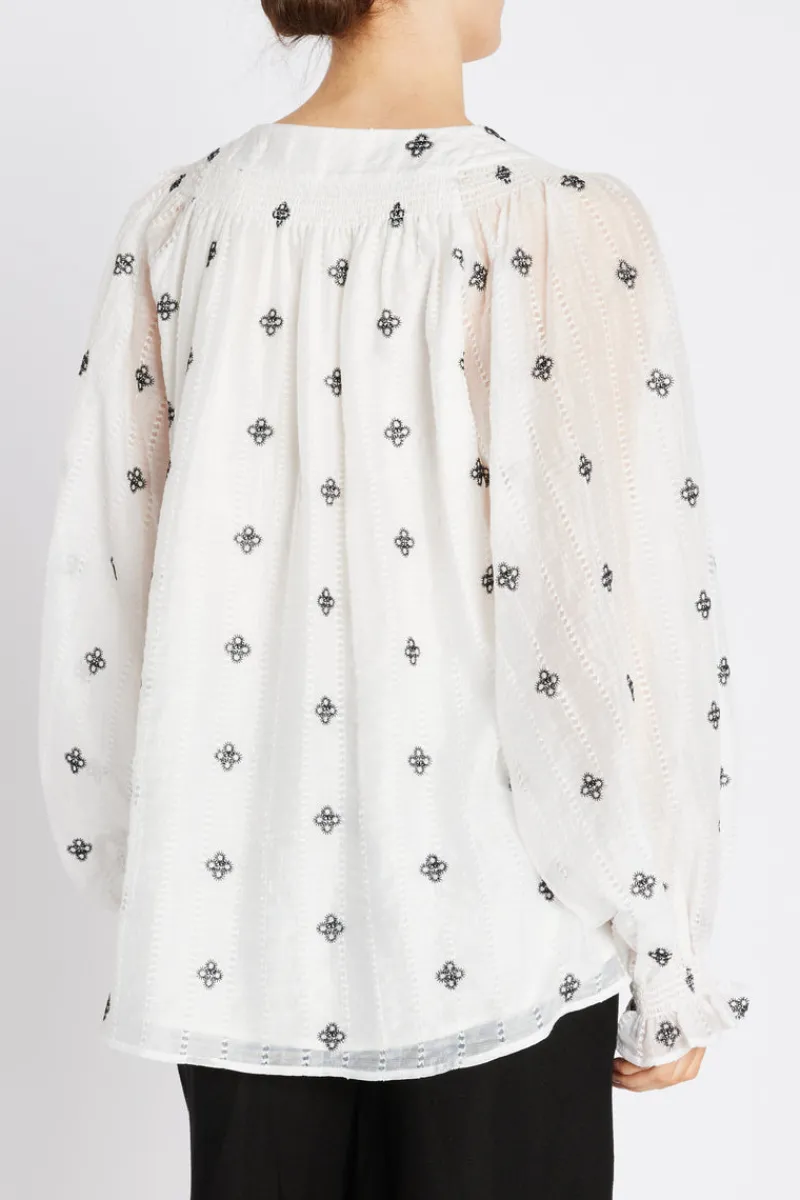 Online Bruuns Bazaar MarshBBAlini blouse - Snow White