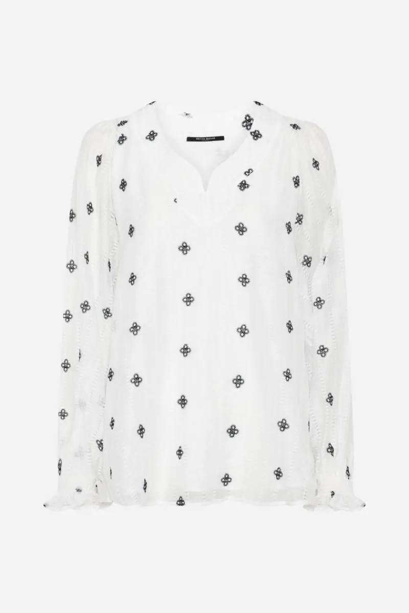 Online Bruuns Bazaar MarshBBAlini blouse - Snow White