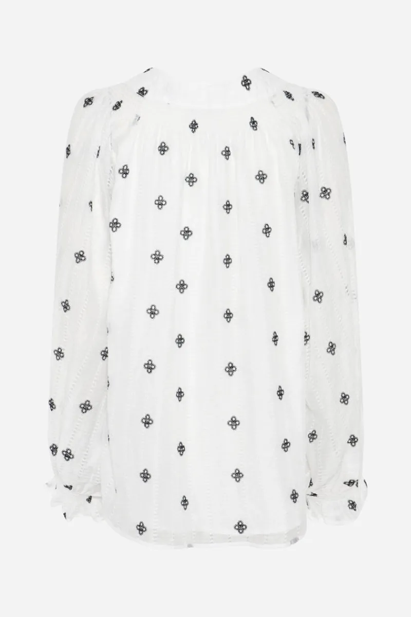 Online Bruuns Bazaar MarshBBAlini blouse - Snow White