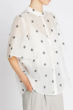 Clearance Bruuns Bazaar MarshBBMatela blouse - Snow White