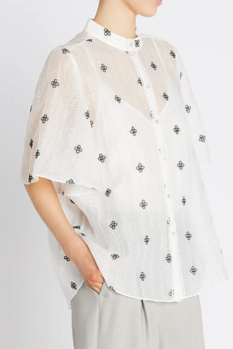 Clearance Bruuns Bazaar MarshBBMatela blouse - Snow White