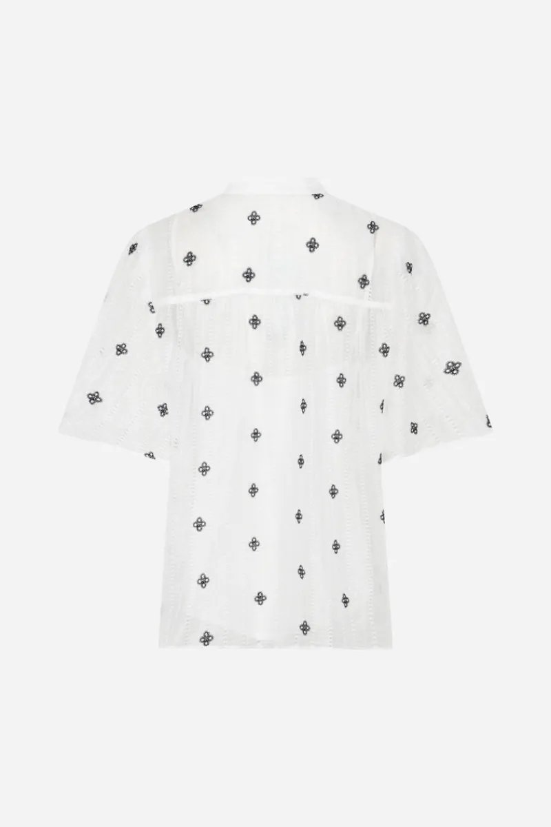 Clearance Bruuns Bazaar MarshBBMatela blouse - Snow White