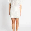 New Bruuns Bazaar MossroseBBGinia blouse - White w Silver