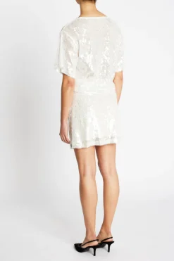 Fashion Bruuns Bazaar MossroseBBJoan skirt - White w Silver