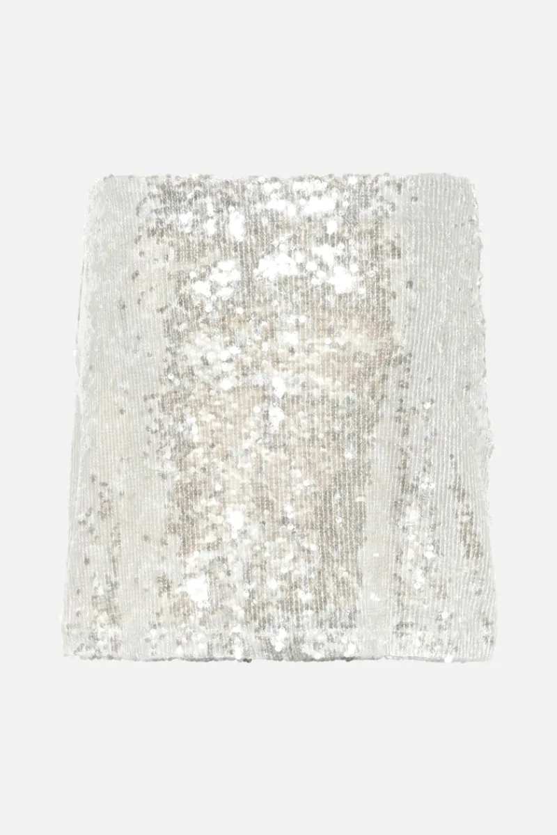 Fashion Bruuns Bazaar MossroseBBJoan skirt - White w Silver