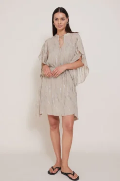 Online Bruuns Bazaar OdiaBBParez jurk - Plaza Taupe