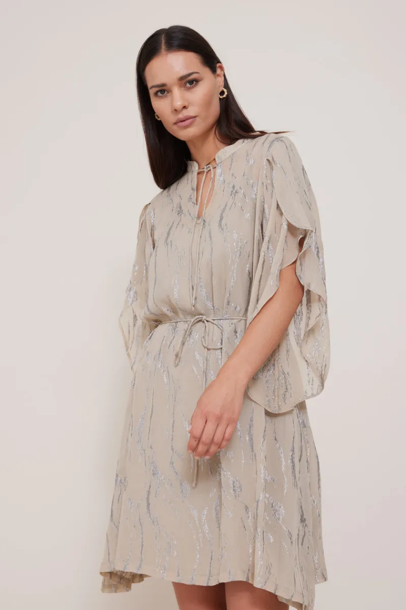 Online Bruuns Bazaar OdiaBBParez jurk - Plaza Taupe