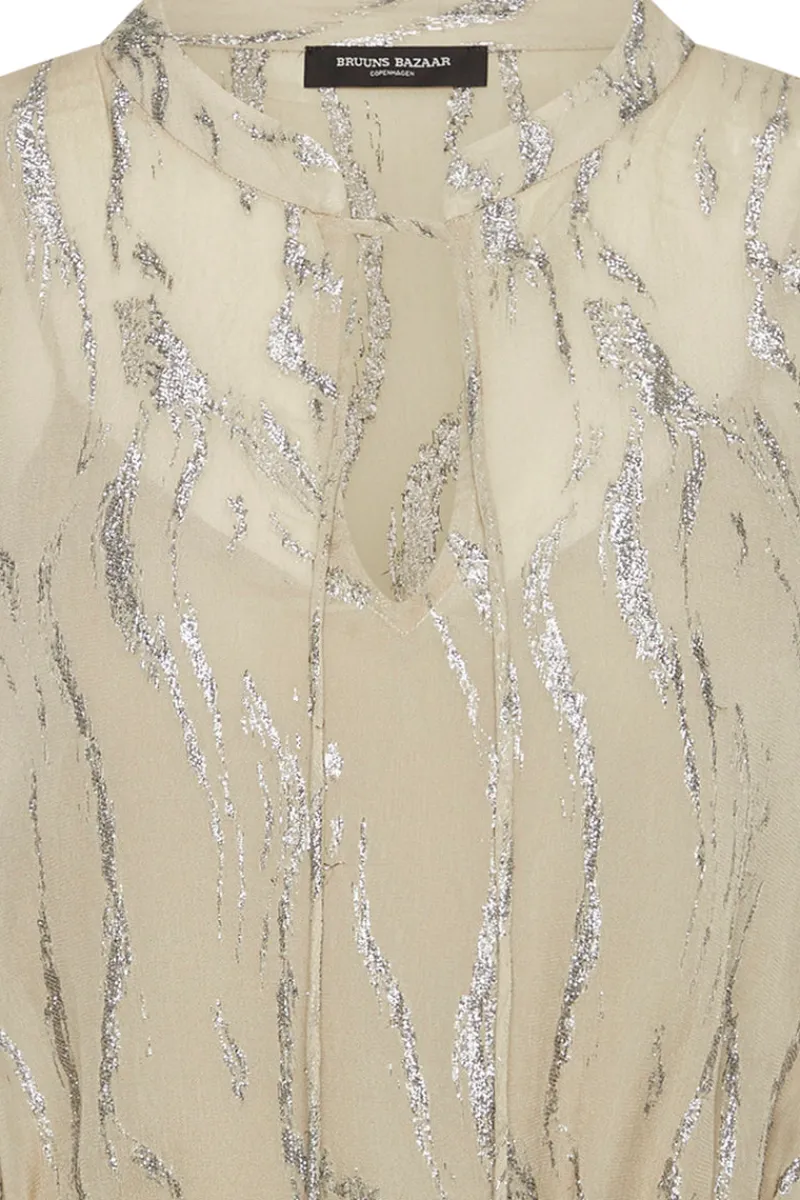 Online Bruuns Bazaar OdiaBBParez jurk - Plaza Taupe