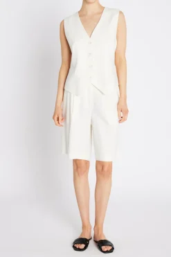 Hot Bruuns Bazaar OxalisBBBielle Waistcoat - Snow White