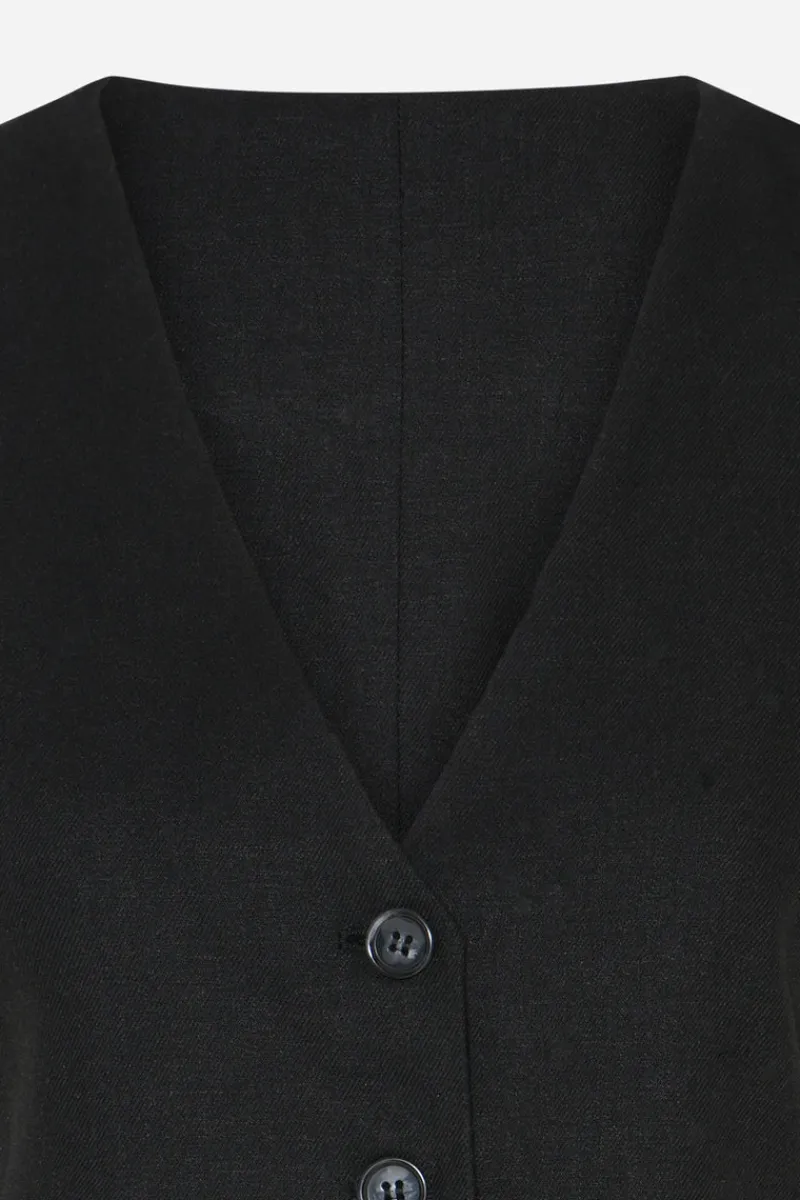Fashion Bruuns Bazaar OxalisBBBielle Waistcoat - Black
