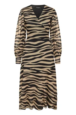 Outlet Bruuns Bazaar PhloxBBNora jurk - Beige/zwart
